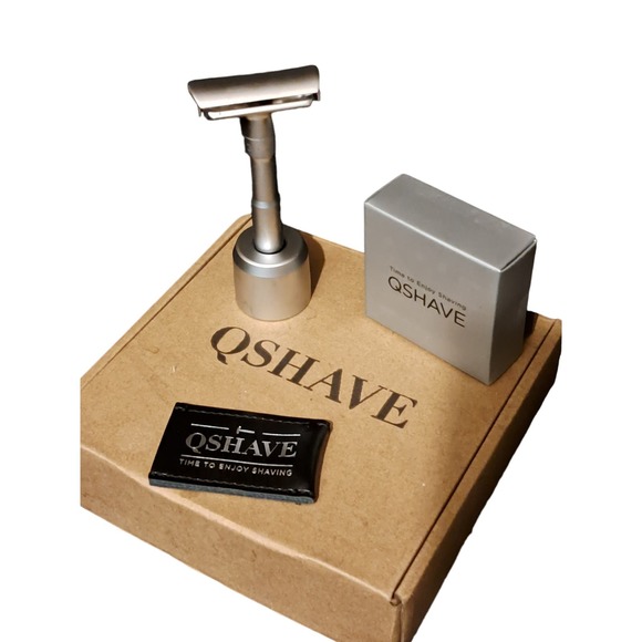 NIB-Fathers Day PRE-SALE! European QShave Adjustable Double Edge with stand - Picture 7 of 12